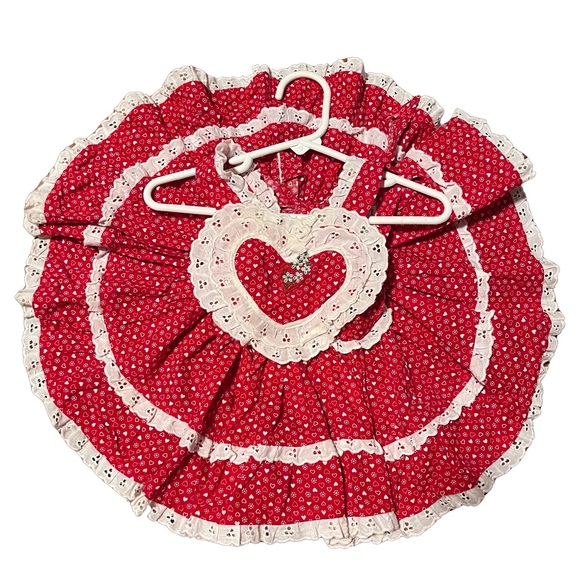 Other - Handmade Circle Dress - ❤️❤️❤️ Ruffle OVERLOAD 💕
